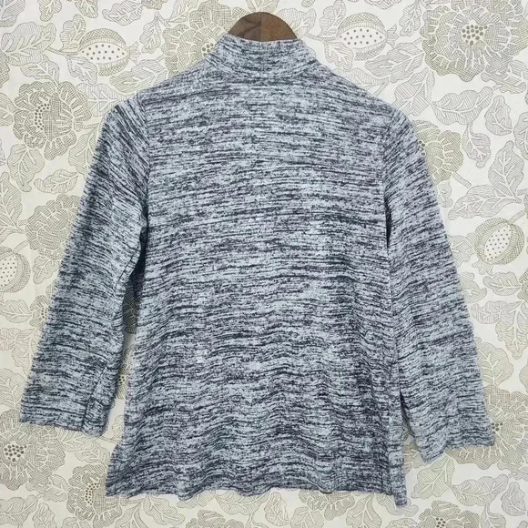 Soft Surroundings Mock Button up Fleece Sweatshirt Women's PS - Picture 2 of 8